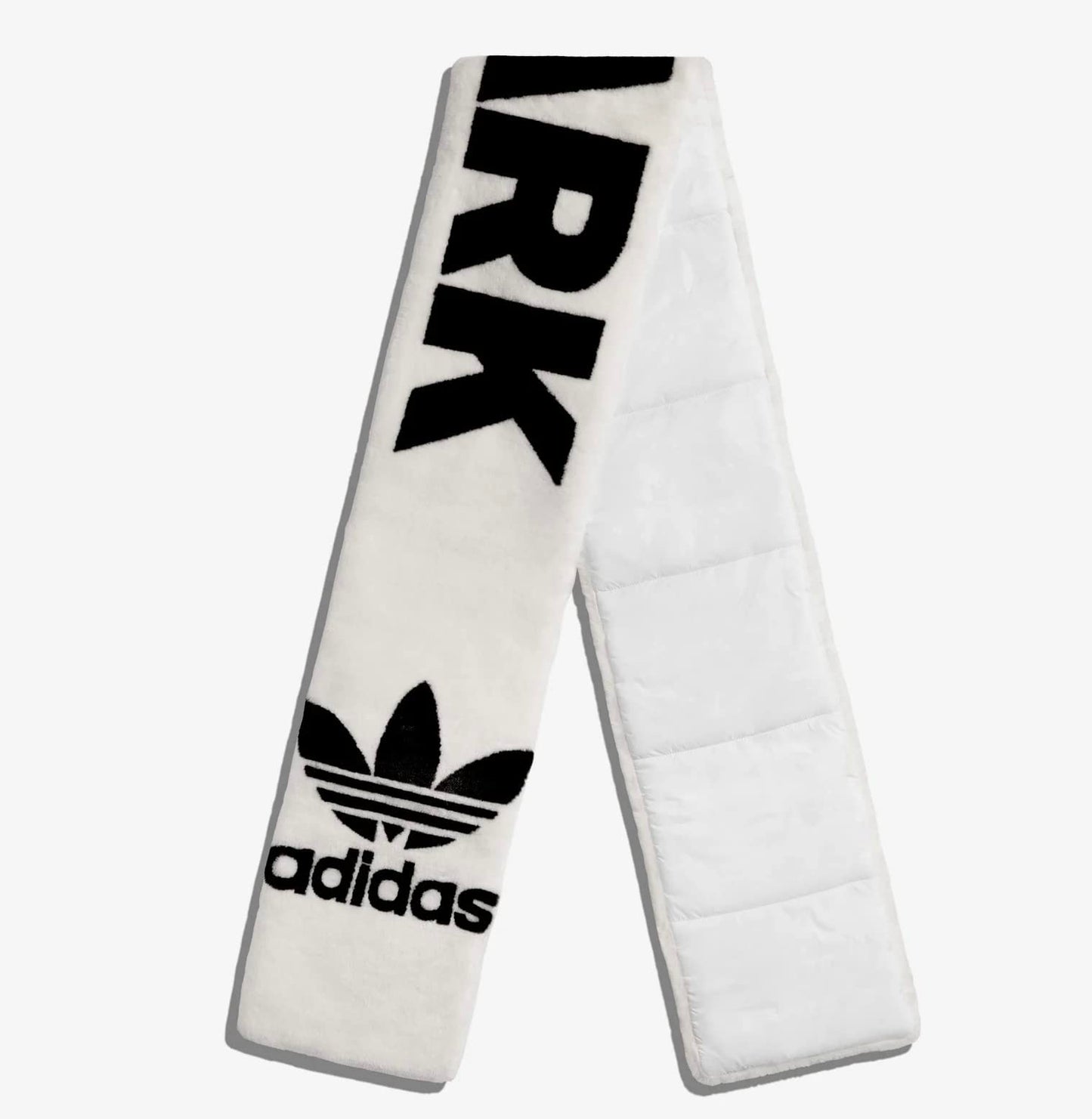 ADIDAS X Ivy Park Limited ICY PARK Faux Fur Scarf, White/Black