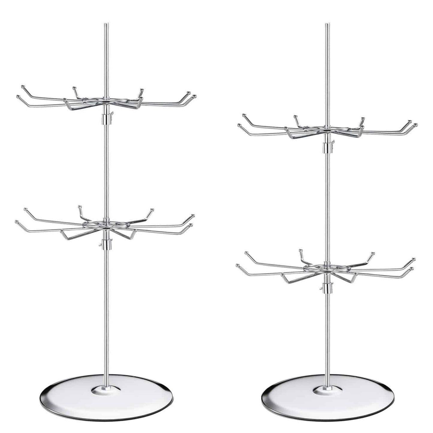 Polmart Medium Duty Two Tier Counter Top Spinner Display Stand (1 - Pack)