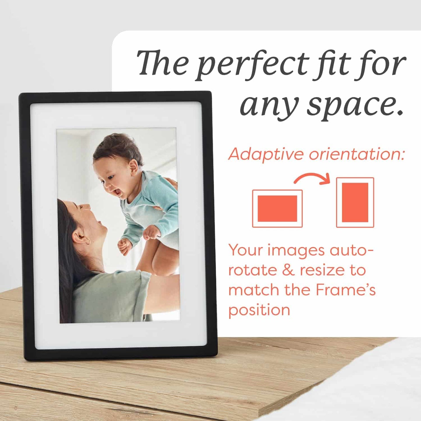 Skylight Digital Picture Frame WiFi Enabled with Load from Phone Capability Touch Screen Digital Photo Frame Display 10 Inch Black