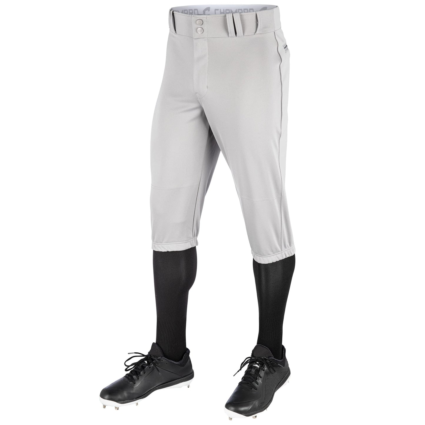 CHAMPRO Men's Triple Crown Baseball Knickers Adult Small Grey
