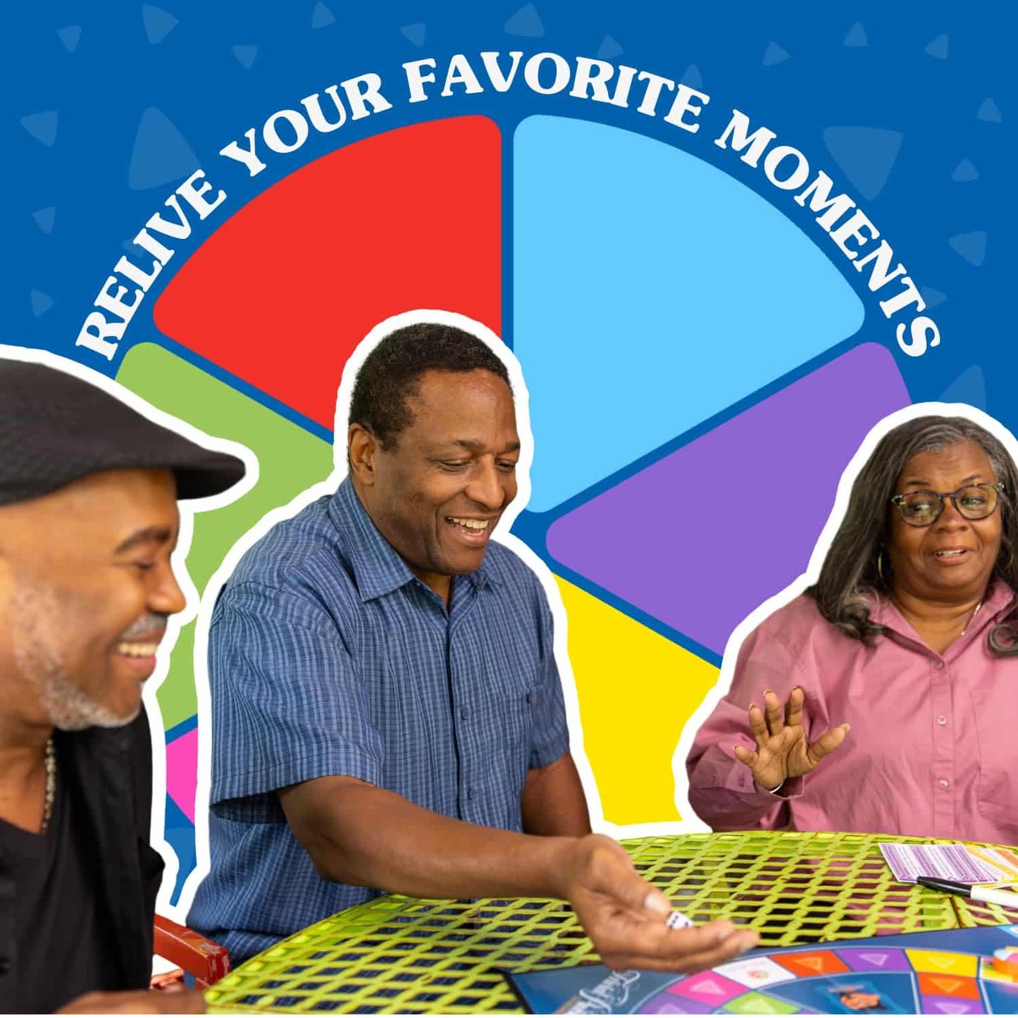 Joy for All Games - Trivial Pursuit Generations - Generational Trivia - Create Personalized Questions - Bigger Easy-to-Read Cards - Fun Multigenerational Trivia Game