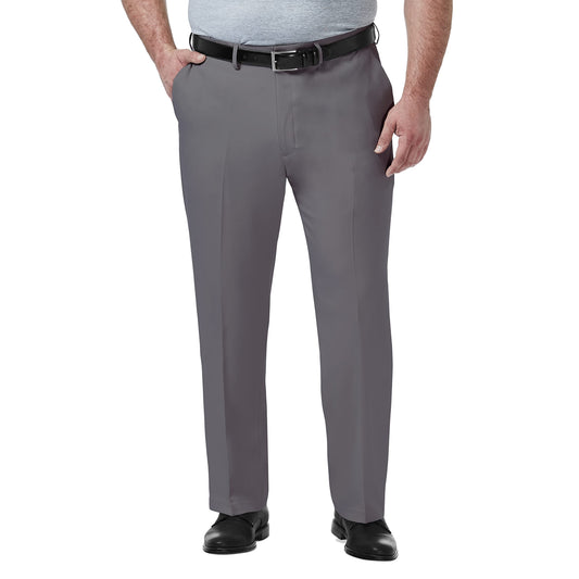 Haggar Men's Premium Comfort Dress Pant Classic Fit Reg. and Big & Tall Sizes, Medium Grey BT, 48W x 30L