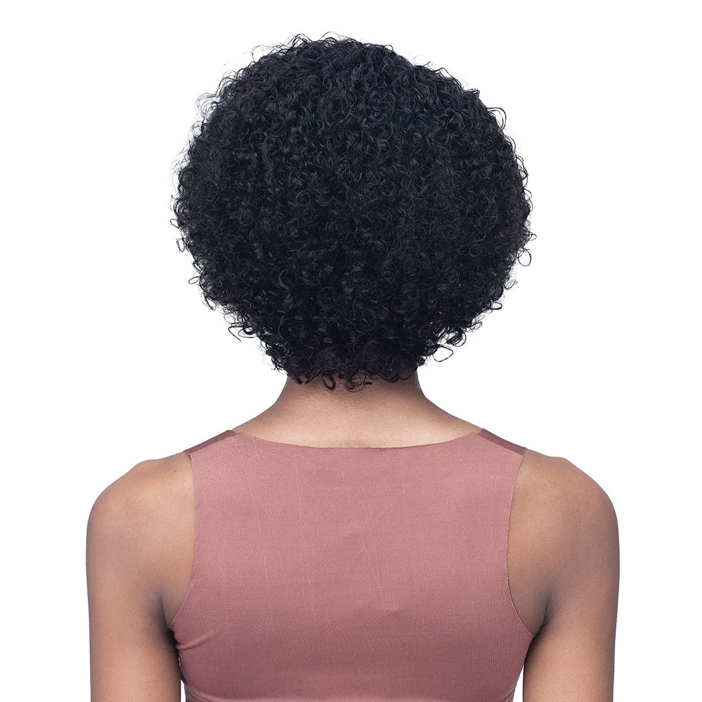 Bobbi Boss Unprocessed Human Hair Wig MediFresh Wet N Wavy MH1305 Janea (NATURAL BR)