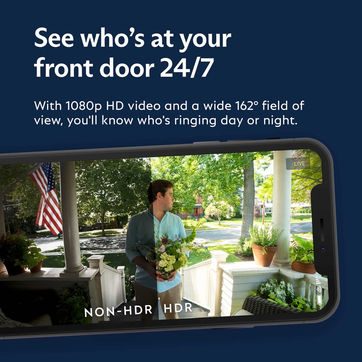 SimpliSafe Doorbell,1080p Compatible with SimpliSafe Home Security System - Latest Gen