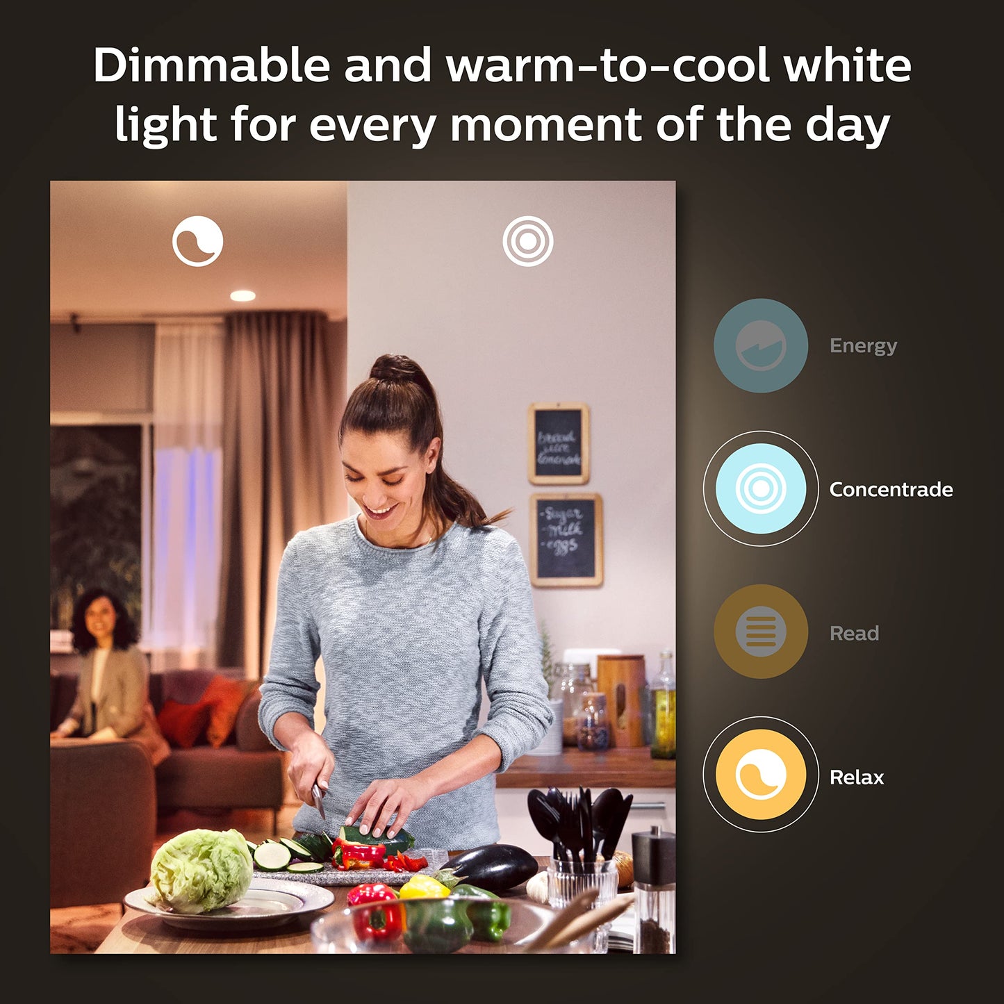 Philips Hue Smart 75W A19 LED Bulb - White and Color Ambiance Color-Changing Light 1 Pack