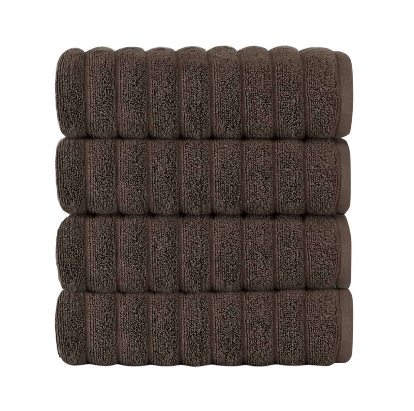 Classic Turkish Towels CTT Turkish Bath Towels Set of 2 (27"x54") (Chcocolate)