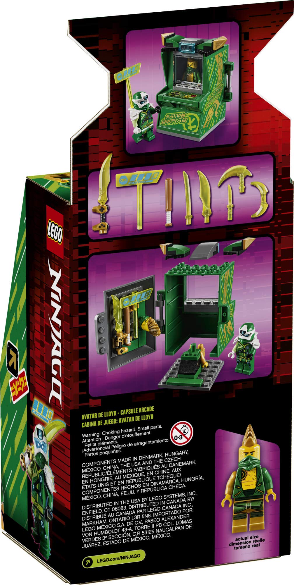 LEGO NINJAGO Lloyd Avatar Arcade Pod Mini Arcade Machine Building Kit (48 Pieces)