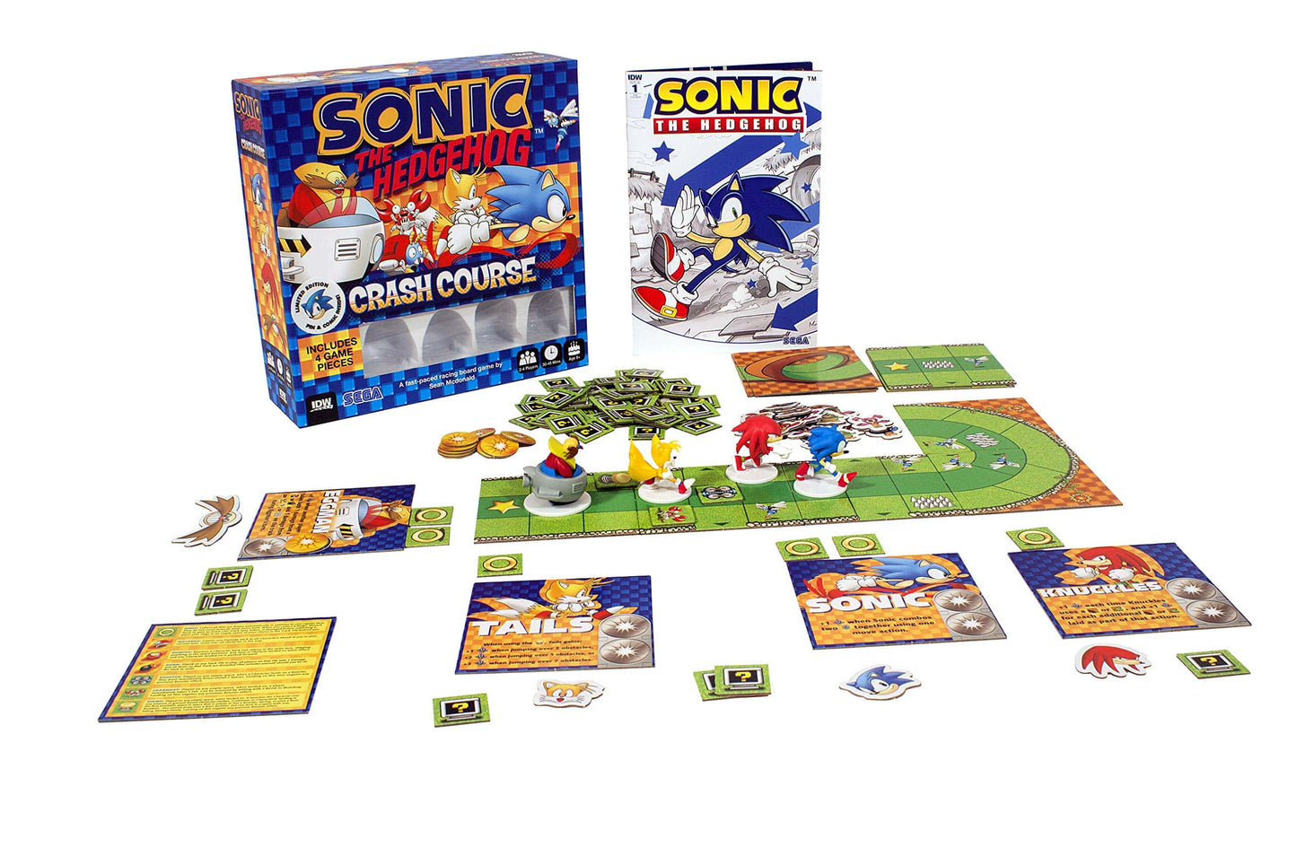 Sonic The Hedgehog Crash Course by IDW Games, Racing Board Game