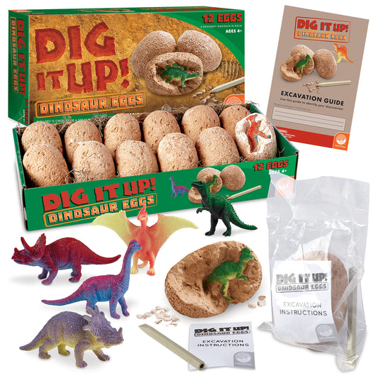 MindWare Dig It Up! Dinosaur eggs excavation kit