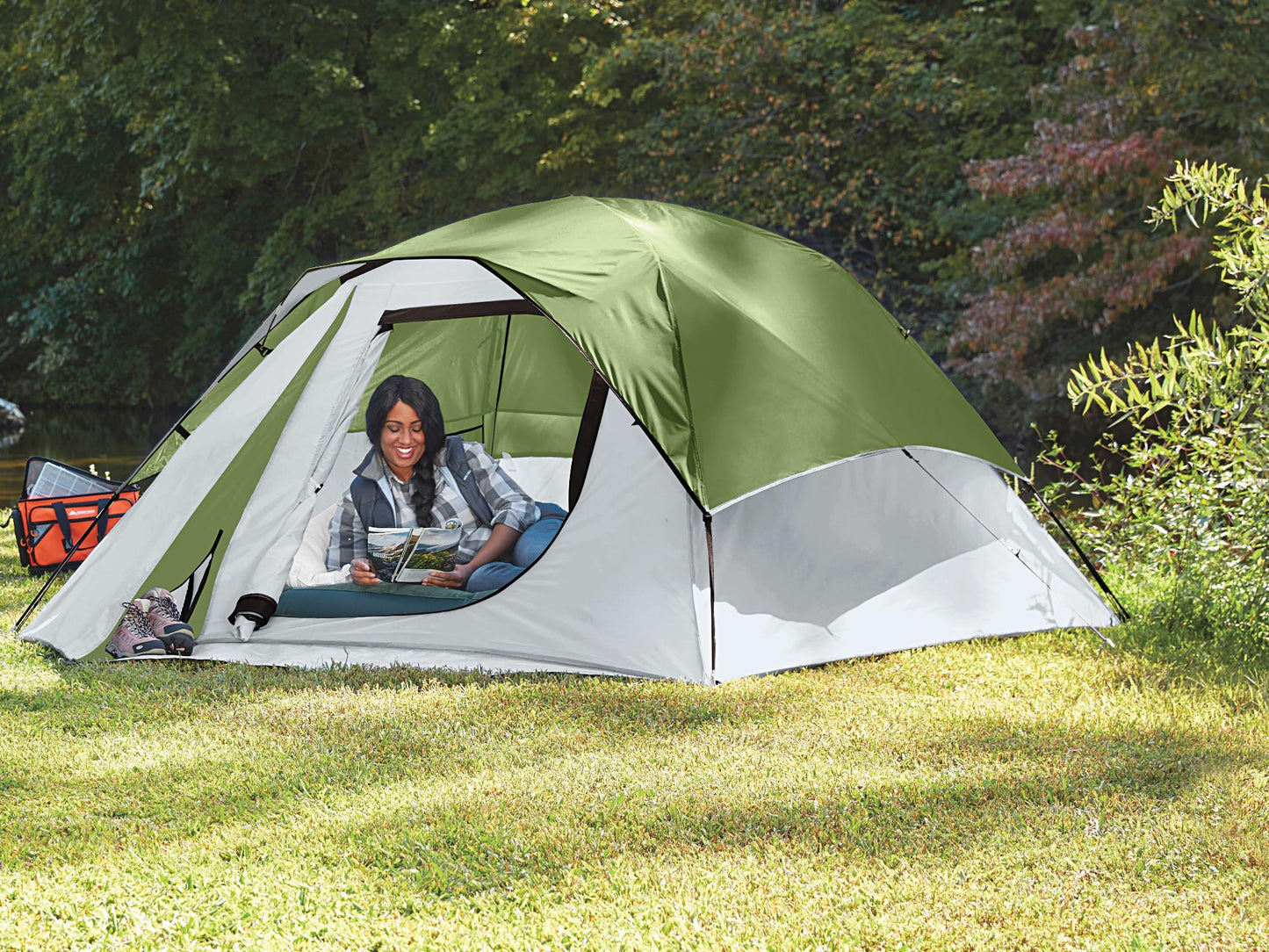 APAPET 4-Person Clip & Camp Dome Tent