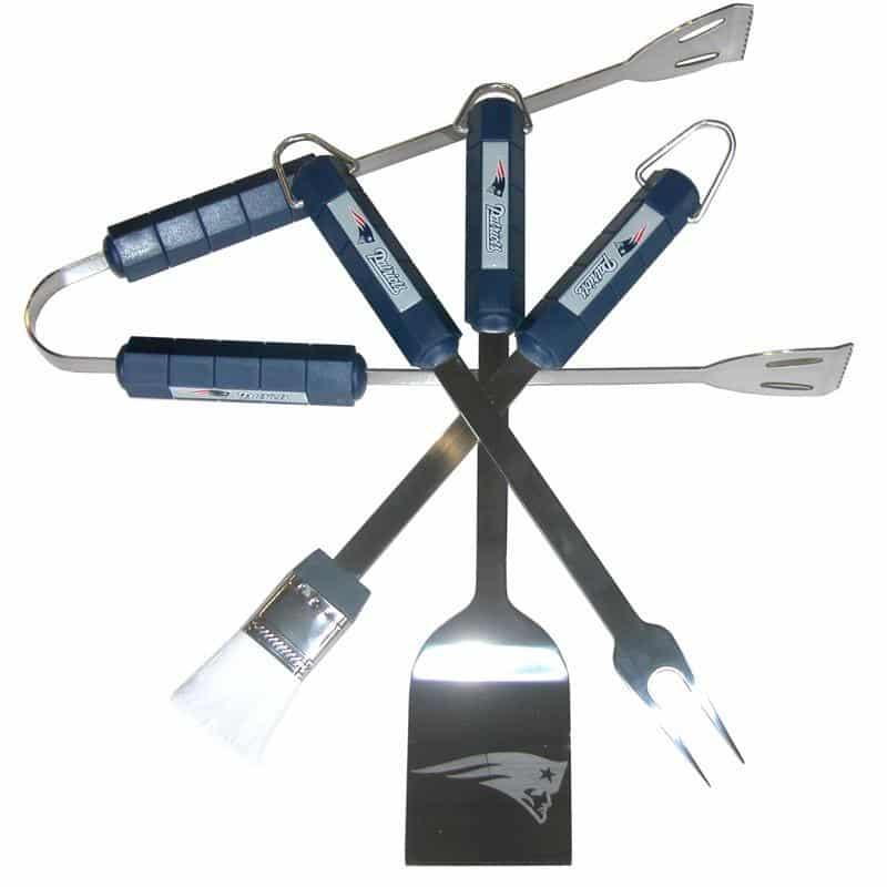 NFL Patriots 4 Pc BBQ Set