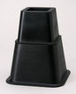 Creative Bath Products GBR03BLK BLK Adjustable Bed Riser System - Black - Case of 6