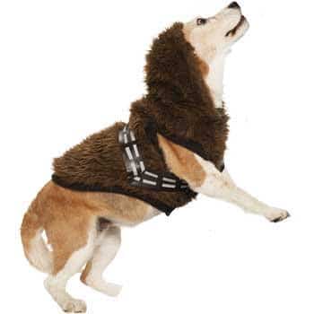 Star Wars Chewbacca Dog Hoodie, Medium, Brown