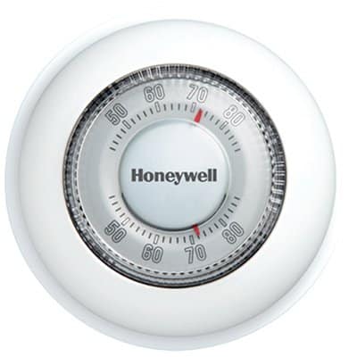Honeywell Home Logo The Round Heat Only Fahrenheit scale