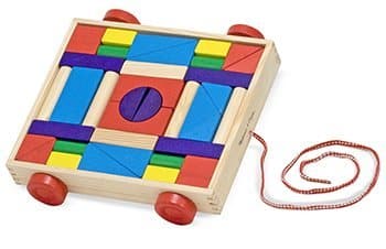 Melissa & Doug UNIT BLOCKS CART-Toys & Games-Creative Play-Blocks & Construction Play