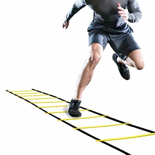 GHB Pro Agility Ladder 2 Pack Agility Training Ladder Speed 12 Rung 20ft with Carrying Bag