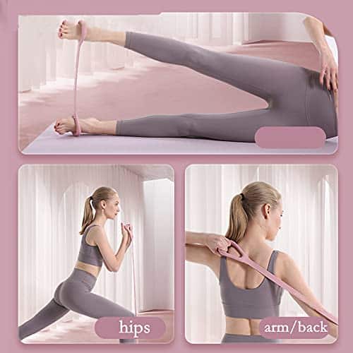Figure 8 Fitness Resistance Band, Arm|Back Training Elastic Ropes - Pure Barre Workout Chest Arm and Shoulder Stretch Bands Exercise Equipment for Physical Therapy,Yoga,Pilates,Stretching