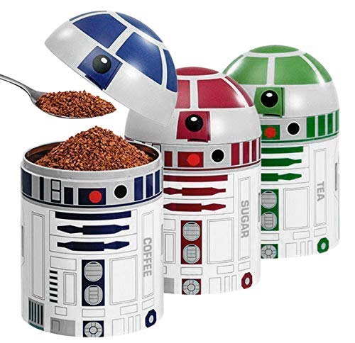 STAR WARS R2D2 Novelty Kitchen Storage Containers Set of 3