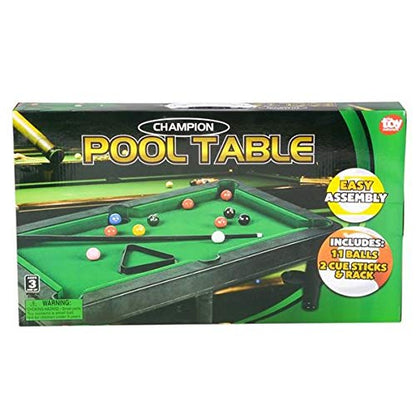 Complete Mini Tabletop Pool Table Set
