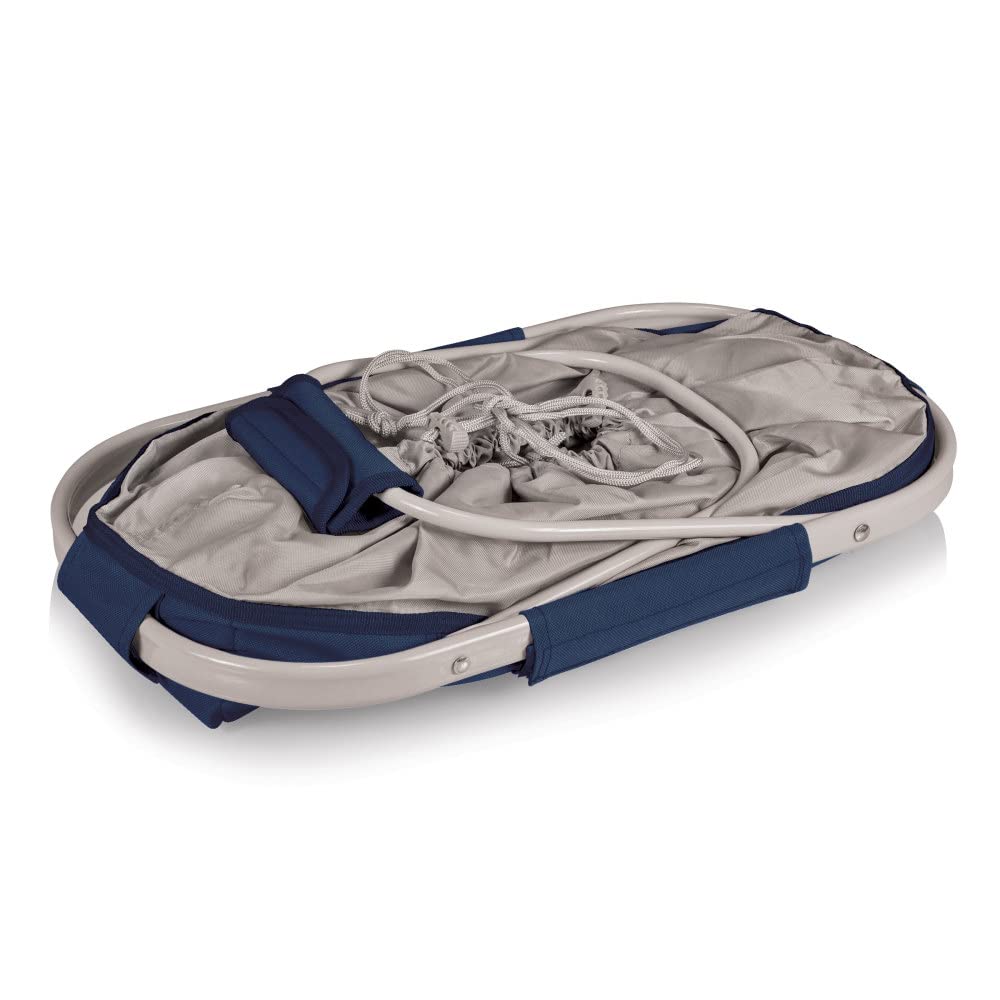 PICNIC TIME Navy New England Patriots Metro Basket Collapsible Tote