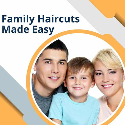 FLOWBEE Home Haircutting System with Plastic Vacuum Adapter, White and Yellow, Trimming, Professional