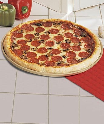 Stoneware Pizza Baking Pan