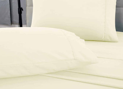 Queen 6PC Bed Sheet Set– Cooling, Hotel Quality 1800 Thread Count, Fade Resistant, Wrinkle Free, Ultra Soft, Shrink Resistant, Deep Pocket Bedding- 6 Piece Set
