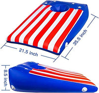 Floating Cornhole Bean Bag Toss and Cornhole with with 8 Beanbags Outdoor Game Pool Accessories for Summer (2 Pack)