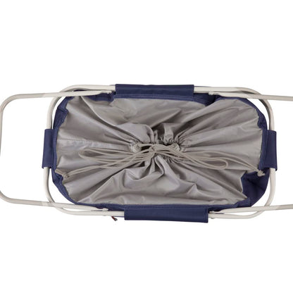 PICNIC TIME Navy New England Patriots Metro Basket Collapsible Tote