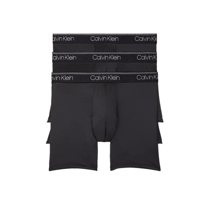 Calvin Klein Men's Micro Stretch Boxer Brief, All Black 3-Pack, XX-Large
