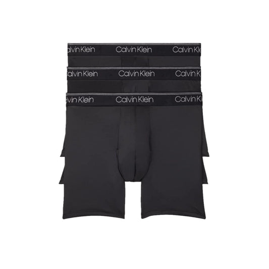 Calvin Klein Men's Micro Stretch Boxer Brief, All Black 3-Pack, XX-Large