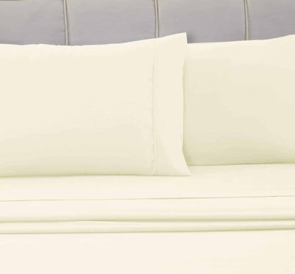 Queen 6PC Bed Sheet Set– Cooling, Hotel Quality 1800 Thread Count, Fade Resistant, Wrinkle Free, Ultra Soft, Shrink Resistant, Deep Pocket Bedding- 6 Piece Set