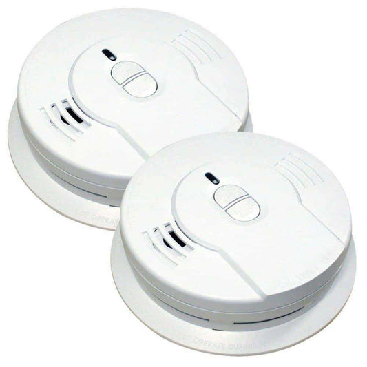 Kidde 10-Year Lithium Ion Battery Operated Smoke Alarm, 2-Pack