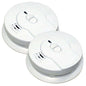 Kidde 10-Year Lithium Ion Battery Operated Smoke Alarm, 2-Pack