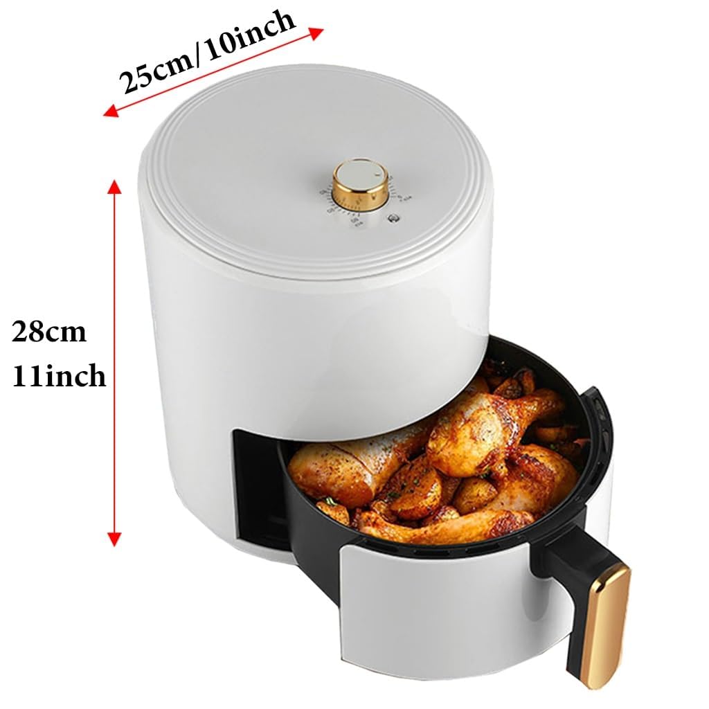 6L Compact Electric Air Fryer – Healthy Cooking with Temp Control & Nonstick Basket