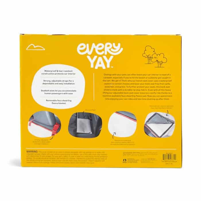 EveryYay Road Trippin' Grey Car Seat Cover Grey