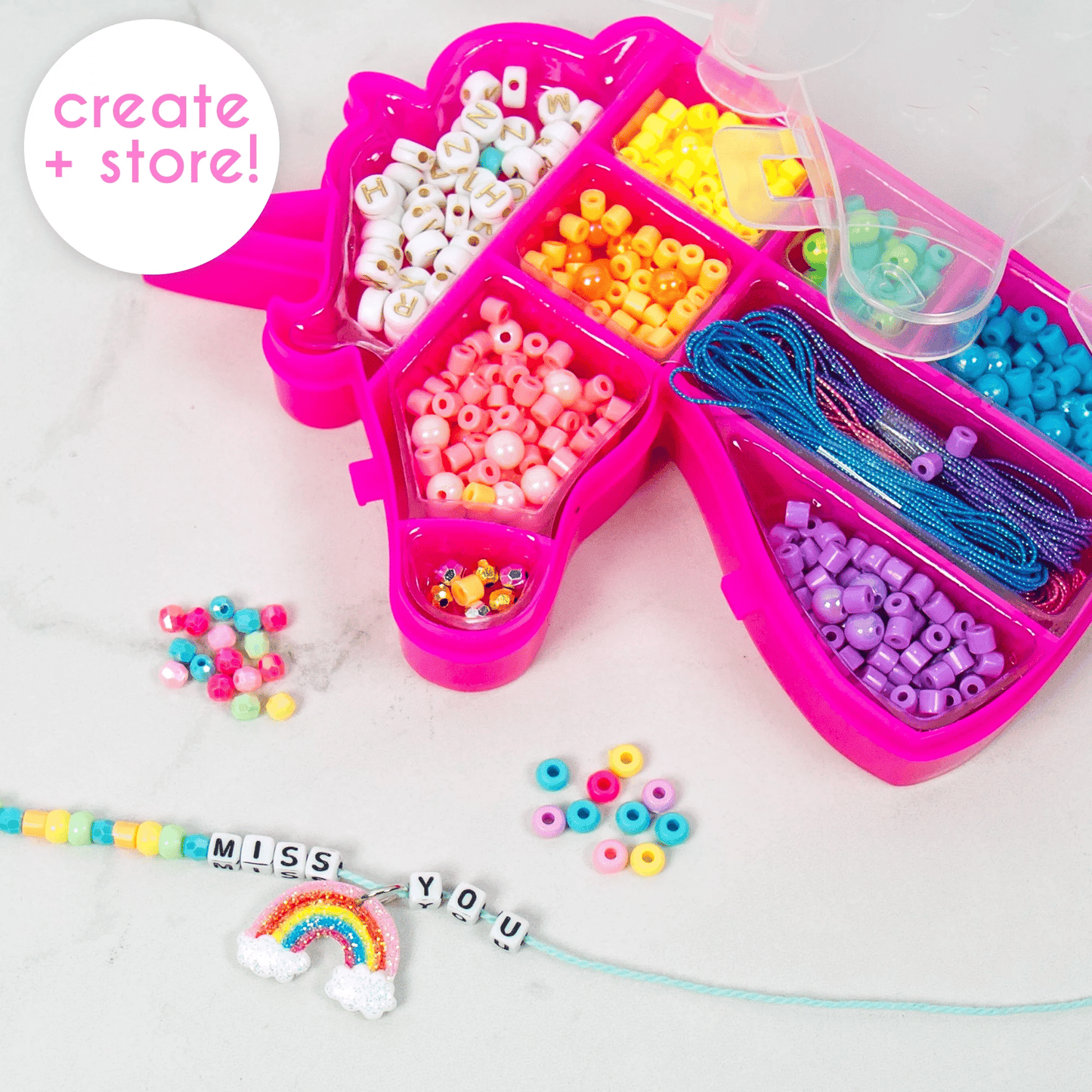 Unicorn Friendship Bracelet Making Kit, Child, Ages 6+