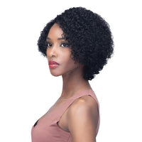 Bobbi Boss Unprocessed Human Hair Wig MediFresh Wet N Wavy MH1305 Janea (NATURAL BR)