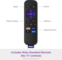 Express | HD  Streaming Device with Standard Remote (No TV Controls), Free & Live TV