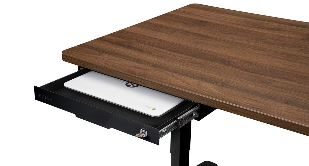 UPLIFT DESK Slim Under Desk Storage Drawer Black