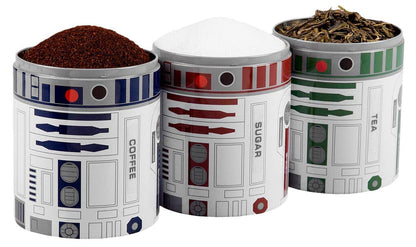 STAR WARS R2D2 Novelty Kitchen Storage Containers Set of 3