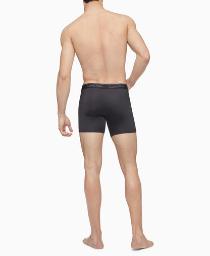 Calvin Klein Men's Micro Stretch Boxer Brief, All Black 3-Pack, XX-Large