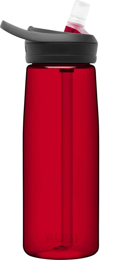 CamelBak eddy+ Water Bottle with Tritan Renew – Straw Top 25oz, Cardinal