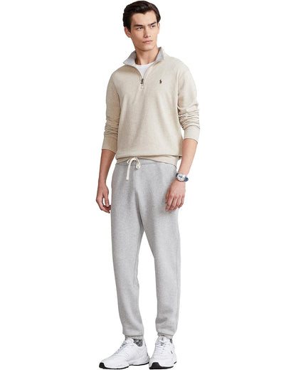 Polo Ralph Lauren Men's Big & Tall Jersey Quarter-Zip Pullover 2XB