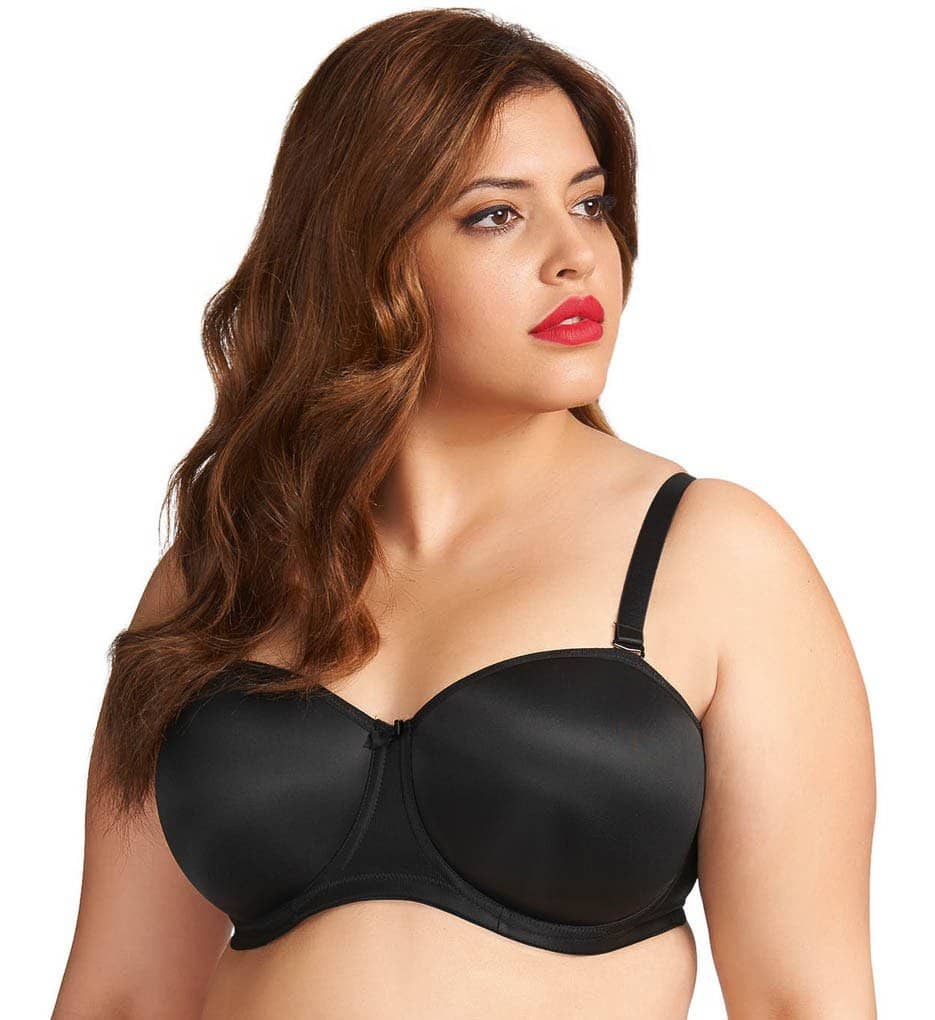 Elomi Womens Smoothing Underwire Foam Molded Strapless Bra, Nude, 42E US