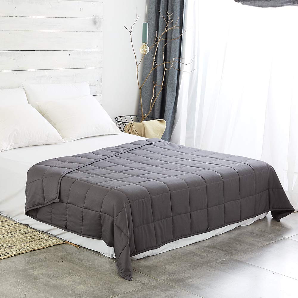 Weighted Blanket 41''x60'', 10lbs, Dark Grey