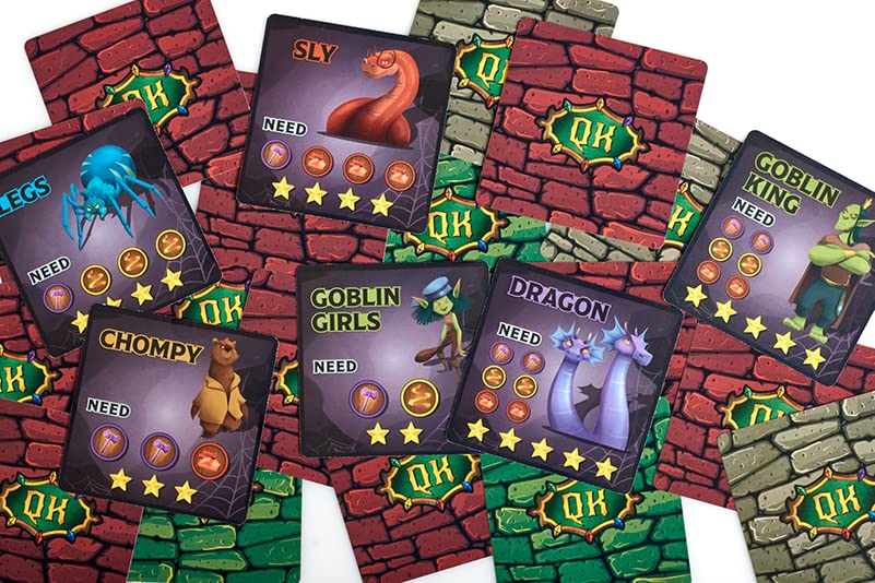 The Quest Kids - Fantasy Themed Board Game for Kids Ages 5+, Family Fantasy Tabletop Adventure for Boys and Girls