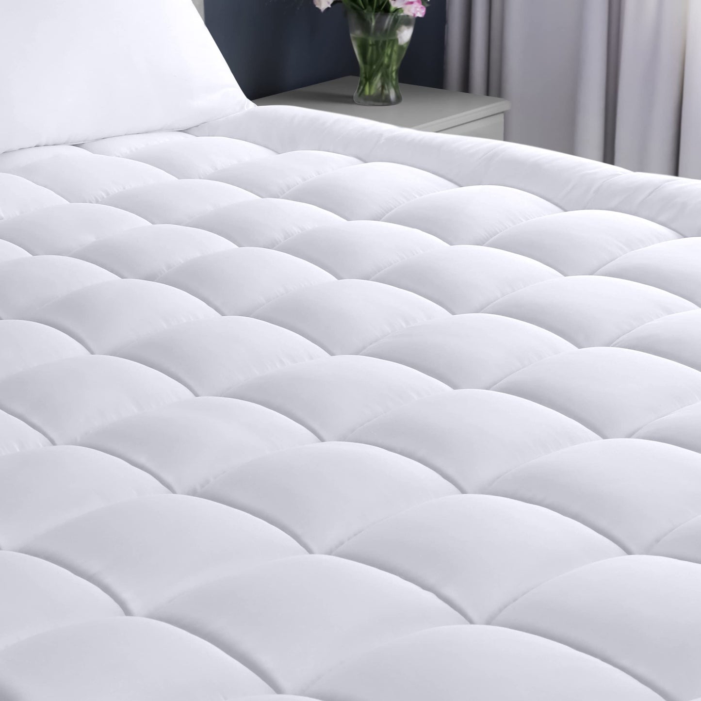 Utopia Bedding Twin XL Mattress Pad (39x80 Inches, White)