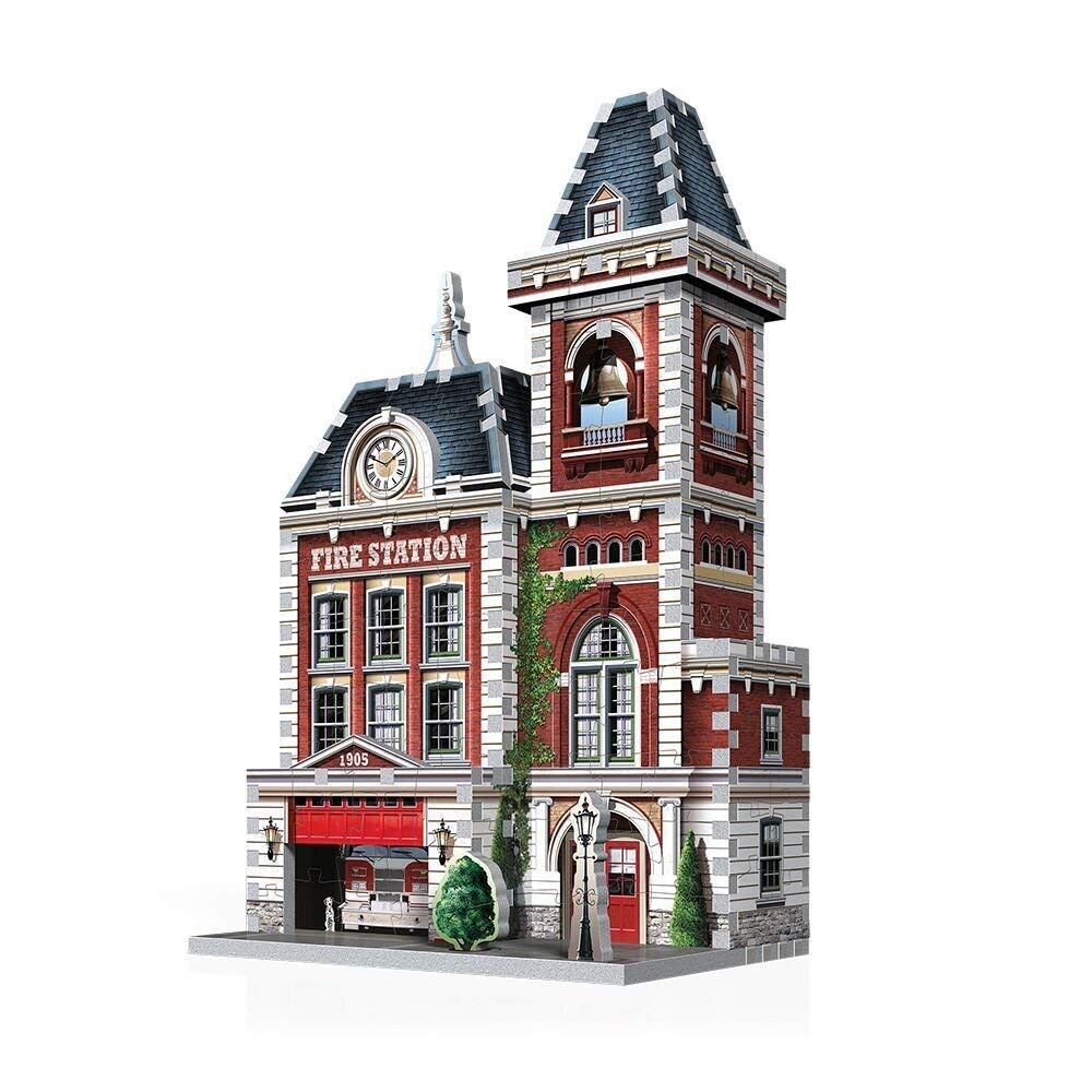Wrebbit 3D Urbania Collection Fire Station 3D Jigsaw Puzzle (285 pieces)