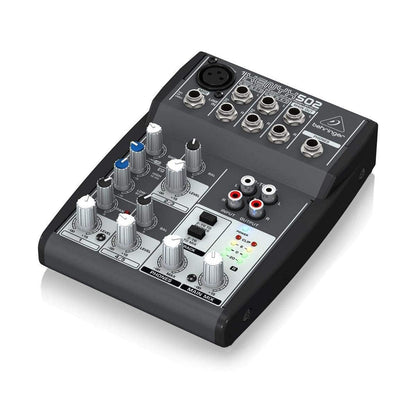 Behringer XENYX 502 Premium 5-Input 2-Bus Mixer with XENYX Mic Preamp and British EQ